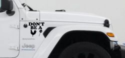 Don't Be A Cock Sucker Car or Truck Window Decal Sticker (Black)