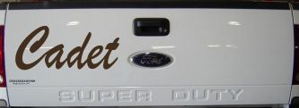 Cadet Car or Truck Window Decal Sticker (Brown)