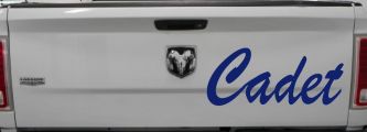 Cadet Car or Truck Window Decal Sticker (Navy)