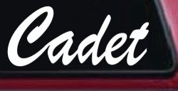 Cadet Car or Truck Window Decal Sticker