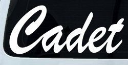 Cadet Car or Truck Window Decal Sticker