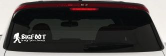 Bigfoot Is My Spirit Animal Vinyl Car or Truck Window Decal Sticker (White)