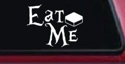 Eat Me Alice Wonderland Vinyl Car or Truck Window Decal Sticker
