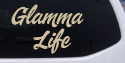 Glamma Life Vinyl Car or Truck Window Decal Sticker (Desert Sand)
