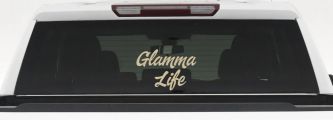 Glamma Life Vinyl Car or Truck Window Decal Sticker (Desert Sand)