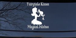 Fairytale Kisses Magical Wishes Car or Truck Window Decal Sticker