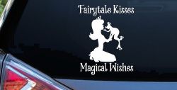 Fairytale Kisses Magical Wishes Car or Truck Window Decal Sticker