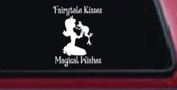 Fairytale Kisses Magical Wishes Car or Truck Window Decal Sticker