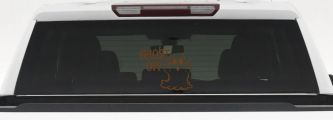 Ghost Off Funny Halloween Car or Truck Window Vinyl Decal Sticker (Copper)