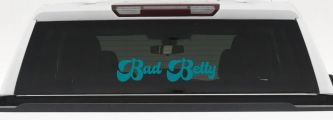 Bad Betty Car or Truck Window Vinyl Decal Sticker (Turquoise Blue)