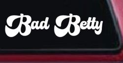 Bad Betty Car or Truck Window Decal Sticker