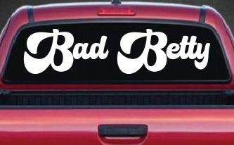 Bad Betty Car or Truck Window Decal Sticker