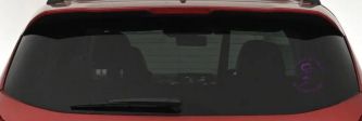 Betty Boop If U R Gonna Ride My Butt At Least Pull My Hair  Car or Truck Window Decal Sticker (Violet)