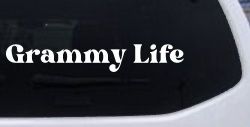 Grammy Life Car or Truck Window Vinyl Decal Sticker