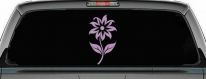 Flower Whimsical Car or Truck Window Vinyl Decal Sticker (Lilac)