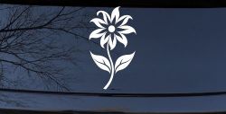 Flower Whimsical Car or Truck Window Vinyl Decal Sticker
