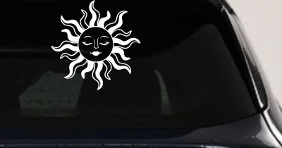 Sun Lady Car or Truck Vinyl Window Decal Sticker