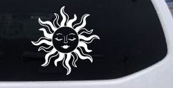 Sun Lady Car or Truck Vinyl Window Decal Sticker