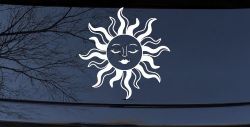 Sun Lady Car or Truck Vinyl Window Decal Sticker