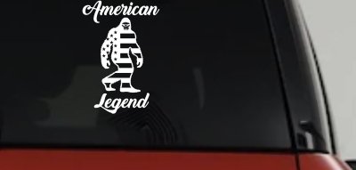 Bigfoot American Legend Car or Truck Vinyl Window Decal Sticker