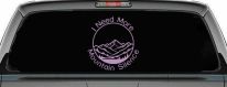 I need More Mountain Silence Car or Truck Vinyl Window Decal Sticker (Lilac)