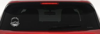 I need More Mountain Silence Car or Truck Vinyl Window Decal Sticker (White)