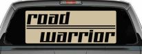 Road Warrior Car or Truck Vinyl Window Decal Sticker (Desert Sand)