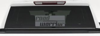 Road Warrior Car or Truck Vinyl Window Decal Sticker (Silver)