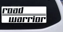 Road Warrior Car or Truck Vinyl Window Decal Sticker
