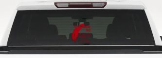 Colossians 3:2 Car or Truck Vinyl Window Decal Sticker (Red)