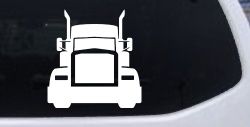 Tractor Trailer Truck Big Rig Car or Truck Vinyl Window Decal Sticker