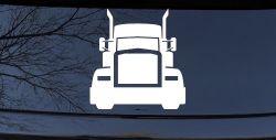 Tractor Trailer Truck Big Rig Car or Truck Vinyl Window Decal Sticker