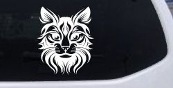 Maine Coon Cat Feline Car or Truck Vinyl Window Decal Sticker