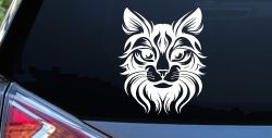 Maine Coon Cat Feline Car or Truck Vinyl Window Decal Sticker