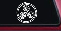 Triskele Car or Truck Vinyl Window Decal Sticker