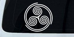 Triskele Car or Truck Vinyl Window Decal Sticker