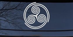 Triskele Car or Truck Vinyl Window Decal Sticker