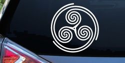 Triskele Car or Truck Vinyl Window Decal Sticker