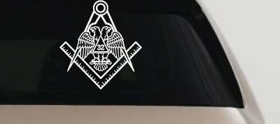 Freemason Shriner 32 Degree Car or Truck Vinyl Window Decal Sticker