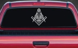 Freemason Shriner 32 Degree Car or Truck Vinyl Window Decal Sticker
