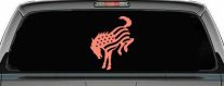 Ford Bronco American Flag Car or Truck Vinyl Window Decal Sticker (Coral)