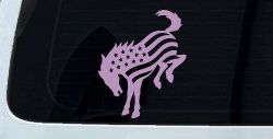 Ford Bronco American Flag Car or Truck Vinyl Window Decal Sticker (Lilac)