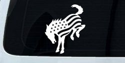 Ford Bronco American Flag Car or Truck Vinyl Window Decal Sticker