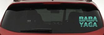 BABA YAGA American Flag Car or Truck Vinyl Window Decal Sticker (Mint)