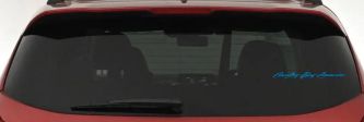 Country Boy Limousine Car or Truck Vinyl Window Decal Sticker (Blue)