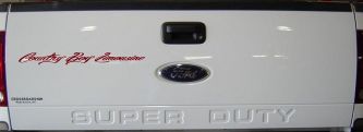Country Boy Limousine Car or Truck Vinyl Window Decal Sticker (Burgundy)