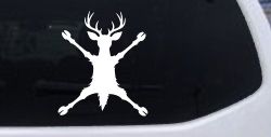 Deer Splat Car Truck Vinyl Window Decal Sticker