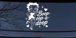 Betty Boop Opp A Doop Car Truck Vinyl Window Decal Sticker