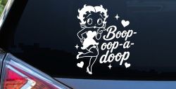 Betty Boop Opp A Doop Car Truck Vinyl Window Decal Sticker