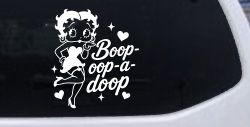 Betty Boop Opp A Doop Car Truck Vinyl Window Decal Sticker